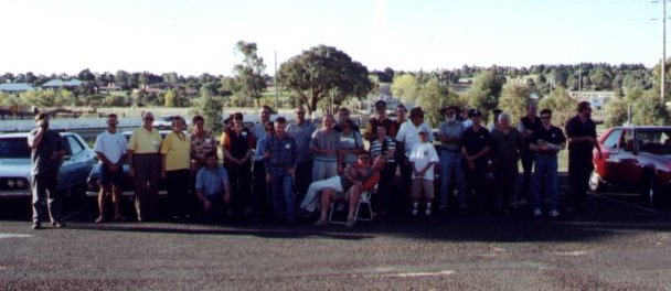 Attending Members outside the Mt Panorama Motor Muesem
